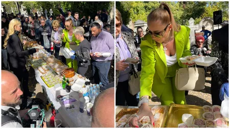 Cum s-a desfășurat parastasul organizat de Anamaria Prodan la cimitirul Bellu, în memoria mamei sale, Ionela Prodan