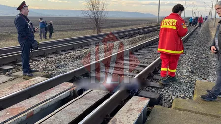 Sinucidere șocantă la Iași! Un bărbat a fost decapitat de tren. S-a așezat cu capul pe calea ferată - UPDATE, FOTO, VIDEO