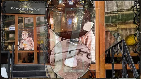 Restaurantul „Boho by London” de pe strada Lăpușneanu a fost vandalizat! Geamurile au fost sparte în toiul nopții – FOTO