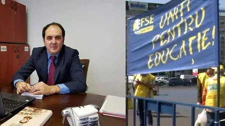 Protest la Iași împotriva nerespectării drepturilor salariale! Laviniu Lăcustă: „Angajații din învățământ ar trebui să primească sporuri!”