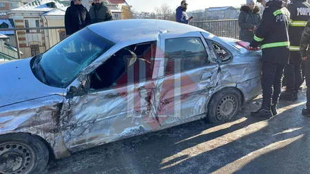 Accident rutier grav în Nicolina. Un autoturism a intrat într-un TIR. Patru persoane au fost implicate - FOTO, UPDATE, VIDEO