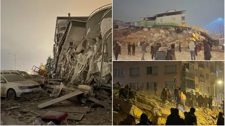 Imagini dramatice după cutremurele care au zguduit Turcia și Siria! Clădiri distruse, persoane sub dărâmături și peste 1.500 oameni și-au pierdut viața - FOTO/VIDEO