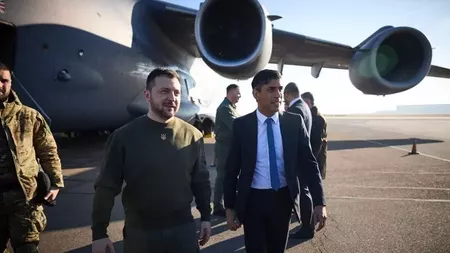 Rishi Sunak nu exclude trimiterea de avioane Ucrainei. Rusia avertizează: „Consecințe asupra întregii lumi”