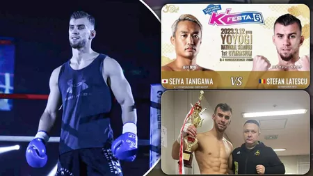 Ștefan Lătescu obține o nouă victorie spectaculoasă prin KO! Luptătorul ieșean l-a învins pe japonezul Seiya Tanigawa chiar la el acasă