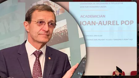 Președintele Academiei Române, acad. prof. univ. dr. Ioan-Aurel Pop, despre titlul de Doctor Honoris Causa: „Mă onorează, mă înalță sufletește” - GALERIE FOTO/VIDEO
