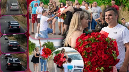 Cerere în căsătorie unică la Iași! Un tânăr a vrut ca viitoarea sa soție să vadă totul ca din avion. Iată cum a decurs totul - FOTO/VIDEO/EXCLUSIV