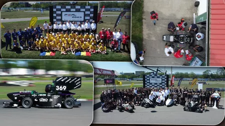 Profesori și studenți din Iași au adus o mega-competiție internațională de automobile, asemănătoare cu Formula 1, în Moldova - GALERIE FOTO