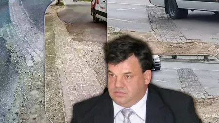 Angajații afaceristului Giani Canschi și-au bătut joc de străzile din Pașcani. Pavele în loc de asfalt pe șosea, într-o curbă periculoasă: „Este ridicol ce se întâmplă în acest oraș” - FOTO/VIDEO