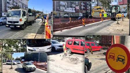 Coșmarul șoferilor continuă pe bulevardul Poitiers! Lucrările de la ApaVital se vor prelungi și în luna noiembrie - FOTO/VIDEO