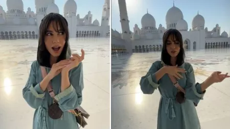 Mare scandal iscat în mediul online! Mira a dansat la Marea Moschee din Abu Dhabi și a deranjat comunitatea musulmană!
