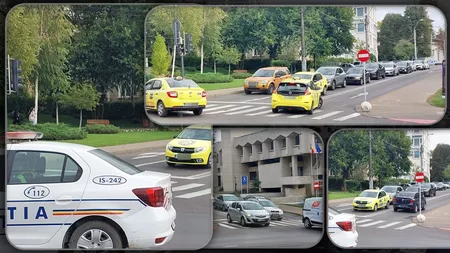 Dorel a dat-o de gard în trafic, pe cea mai aglomerată stradă din Copou. Verde intermitent la dreapta, dar interzis. Cum trebuie procedat? - FOTO