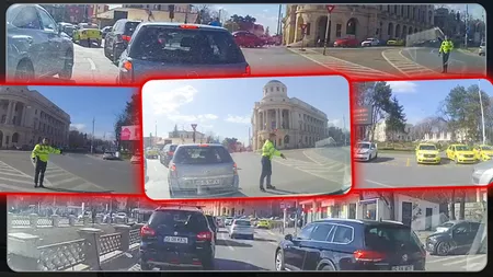 Priviți imaginile! Manevre folosite de polițiștii rutieri, în Iași, pentru atingerea „normei” de amenzi? Două personaje ce par a fi pe mână cu agenții, în acțiune – FOTO/VIDEO