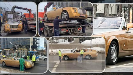 Zi decisivă pentru afaceristul Sorin Rotariu. După ce a fost prins fără permis la volanul unui Rolls Royce decapotabil la Iași, ar putea fi arestat. De ce a refuzat să-i fie prelevate probe biologice? - FOTO/VIDEO