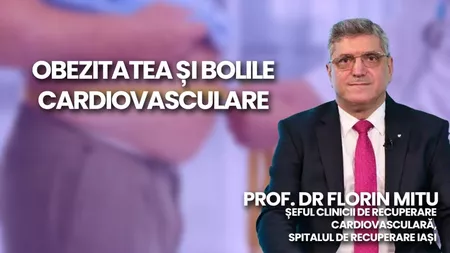 LIVE VIDEO - Prof. dr. Florin Mitu, șeful Clinicii de Recuperare Cardiovasculară, Spitalul de Recuperare Iași, discută în emisiunea BZI LIVE despre obezitatea în bolile cardiovasculare - FOTO