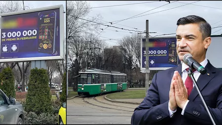 Opriți reclamele la jocurile de noroc în Iași! Primarul Mihai Chirica doarme în Palatul Roznovanu în timp ce orașul este acaparat de aceste mesaje - FOTO