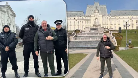 Polițiștii locali din Iași, „gărzile de corp” ale lui Nelson Mondialu. Mii de reacții în mediul online, după fotografiile pe care creatorul de conținut le-a postat - FOTO, VIDEO