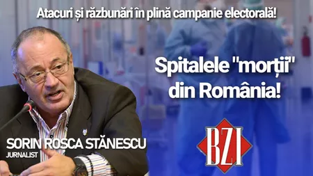 LIVE VIDEO - Dialog și analiză de zile mari, doar la BZI LIVE, alături de nașul presei din România, Sorin Roșca Stănescu de la manipulare, jocuri de interese, cenzură brutală și cele mai fierbinți subiecte