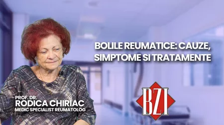 LIVE VIDEO - Prof. Dr. Rodica Chiriac, medic specialist reumatolog, discutată în emisiunea BZI LIVE despre bolile reumatice. De ce apar și cum pot fi combătute? - FOTO