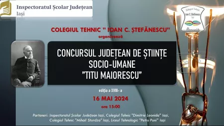 Concurs de tradiție la Colegiul Tehnic „Ioan C. Ștefănescu” din Iași