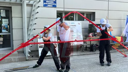 Premieră la Iași! Un grup de studenți de la Universitatea Tehnică Iași fac o demonstrație de senzație! Au realizat o construcție revoluționară în Europa - FOTO, VIDEO