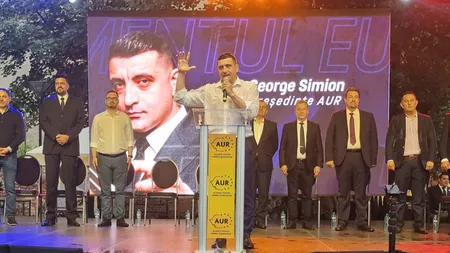 George Simion, președintele AUR: ”Ce votați duminică? AUR! Și așa votează o întreagă Românie”