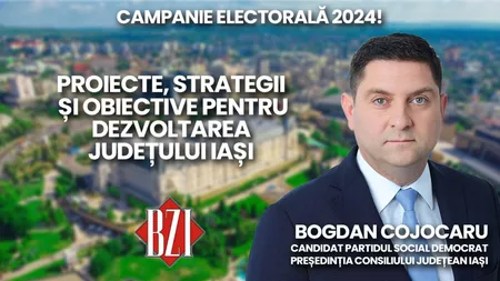 LIVE VIDEO - Campanie Electorală 2024! Candidatul PSD la președinția Consiliului Județean Iași, Bogdan Cojocaru, dialoghează la BZI LIVE despre proiecte, investiții și strategii pentru cetățeni - FOTO