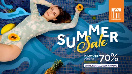 Pregătește-te de vacanța de vară cu Summer Sales! Brandurile din Iulius Mall Cluj afișează reduceri de până la 70%!