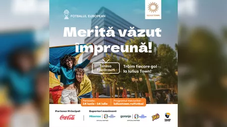 Weekend plin la Iulius Town: Caravana Garfield, Timișoara Music Awards, meciurile Euro 2024 se văd pe terasa food court, dar și alte surprize