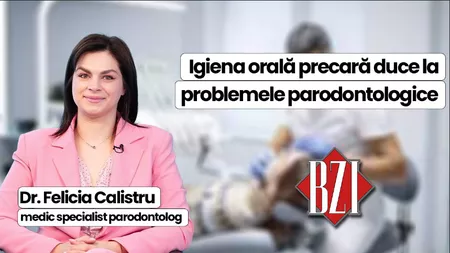 LIVE VIDEO - Dr. Felicia Calistru, medic specialist parodontolog, discută în emisiunea BZI LIVE despre importanța tratamentului parodontal și cum apar problemele parodontale din cauza igienei precare orale