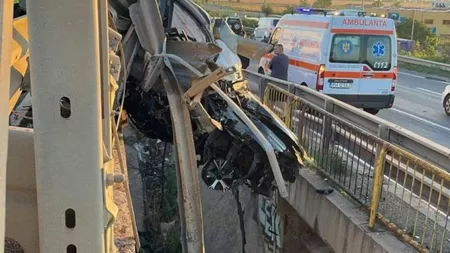 Accident cumplit pe Centura Ploiești. Un bărbat a decedat, după ce a intrat cu autoturismul într-un parapet - FOTO