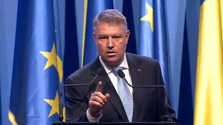 Iohannis, deranjat în timpul discursului: „Complicat cu telefoanele, domnule ambasador” - VIDEO