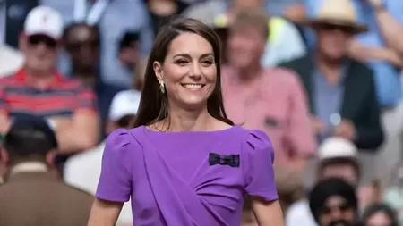 Ce mesaj a transmis Kate Middleton prin intermediul rochiei mov, purtate la finala Wimbledon