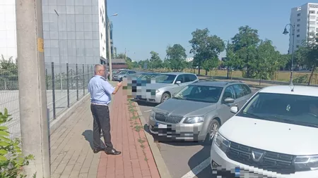 Șoferii din Iași își lasă mașinile în parcările din oraș fără să mai plătească taxa, însă polițiștii le-au dejucat planurile: „Majoritatea contestă amenzile pe nedrept”