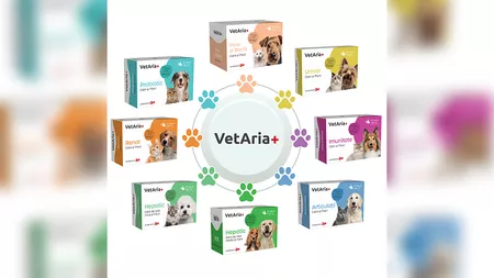 VetAria+, o nouă gamă de produse veterinare a companiei Antibiotice Iași, prezentată în cadrul simpozionului „Un bine în plus”