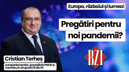 LIVE VIDEO - Cristian Terheș, europarlamentar și lider PNCR, dialoghează la BZI LIVE pe cele mai importante subiecte naționale și internaționale