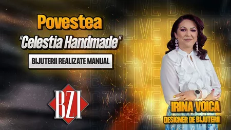 LIVE VIDEO - Bijuterii realizate manual! Irina Voica, designer de bijuterii, împărtășește pentru BZI LIVE despre activitatea sa creativă, „Celestia Handmade”