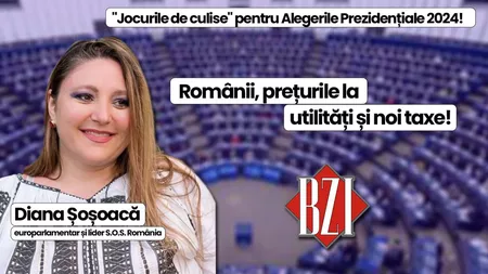 LIVE VIDEO - Europarlamentarul Diana Șoșoacă, liderul S.O.S. România, într-o nouă emisiune-dialog BZI LIVE de maxim impact și audiență