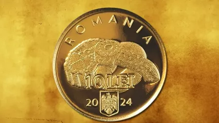 BNR lansează o monedă din aur la finalul anului 2024! Iată ce tiraj va avea moneda și cum arată