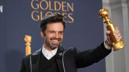 Un actor român a câștigat Globul de Aur pentru rolul din filmul „A Different Man”. Cine este Sebastian Stan