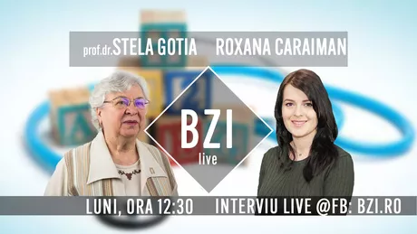 Unul dintre cei mai cunoscuti medici pediatri vine in emisiunea BZI LIVE. Prof. dr. Stela Gotia va vorbi despre boala care face ravagii printre copii - LIVE VIDEO
