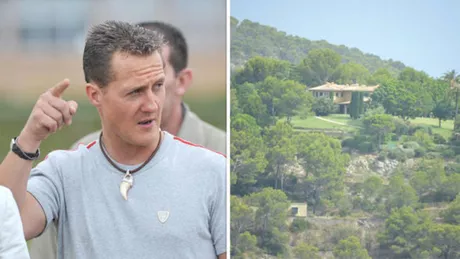 Michael Schumacher a fost vazut pe terasa vilei sale din Mallorca