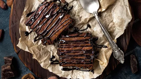 Prăjitura Brownie cu cafea are un gust desăvârşit şi nu este deloc greu de preparat