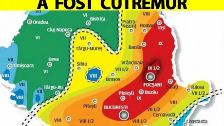 Cutremur mare în România în urmă cu câteva minute