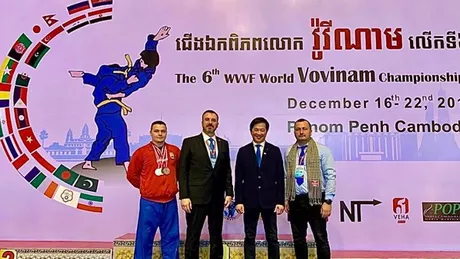 Performanţă reuşită de Adrian Teleman la Campionatul Mondial de Vovinam Viet Vo Dao