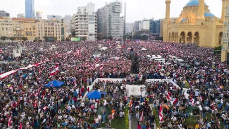 Peste 400 de persoane au fost rănite în Liban în timpul protestelor