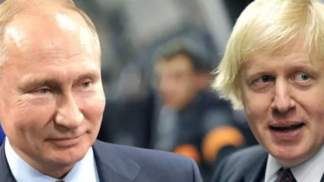 Boris Johnson îl avertizează pe Vladimir Putin să înceteze activitatea destabilizatoare