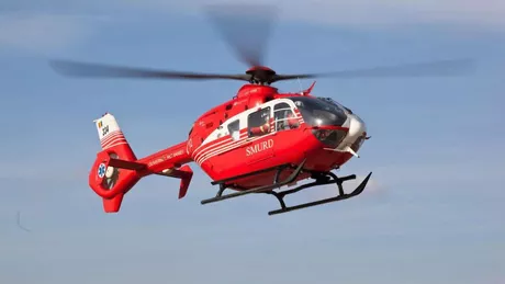 Un elicopter SMURD Iaşi intervine în comuna Movileni după ce un bărbat a fost tăiat cu un cuţit