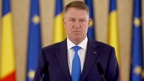 Preşedintele Klaus Iohannis declaraţii de presă la Palatul Cotroceni