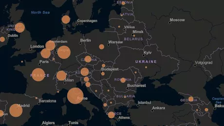 Aceasta este harta unde vedeți LIVE cazurile de COVID-19 din România și din întreaga lume - LIVE VIDEO FOTO UPDATE