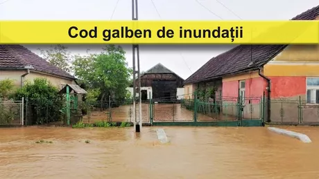 Atenție Cod galben de inundații în județele Iași și Botoșani